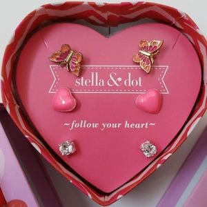 Stella & Dot Mariposa Earring Trio